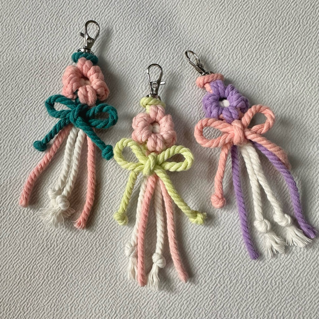 Bag Charm - Candy Flowers