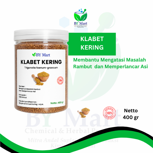 

BY KIMIA & HERBAL - Klabet / Klabet Kering / Fanugreek / Herbal penurun berat badan