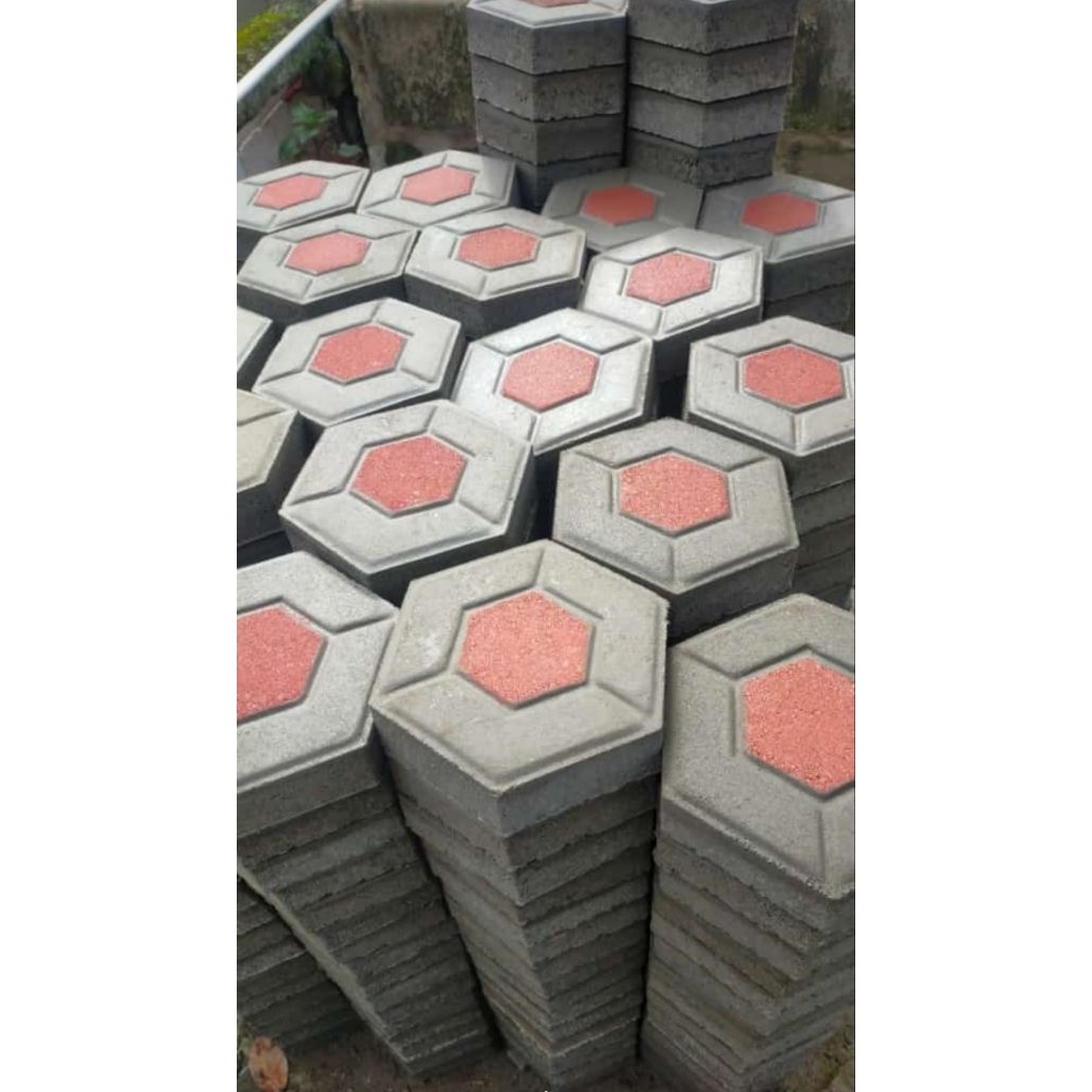 Paving Block Bolu Antik merah