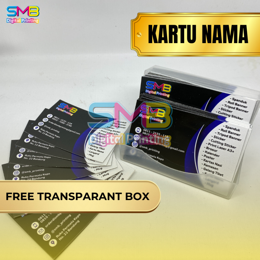 

Cetak Kartu Nama / 1 Sisi / 2 Sisi / Print Name Card Murah