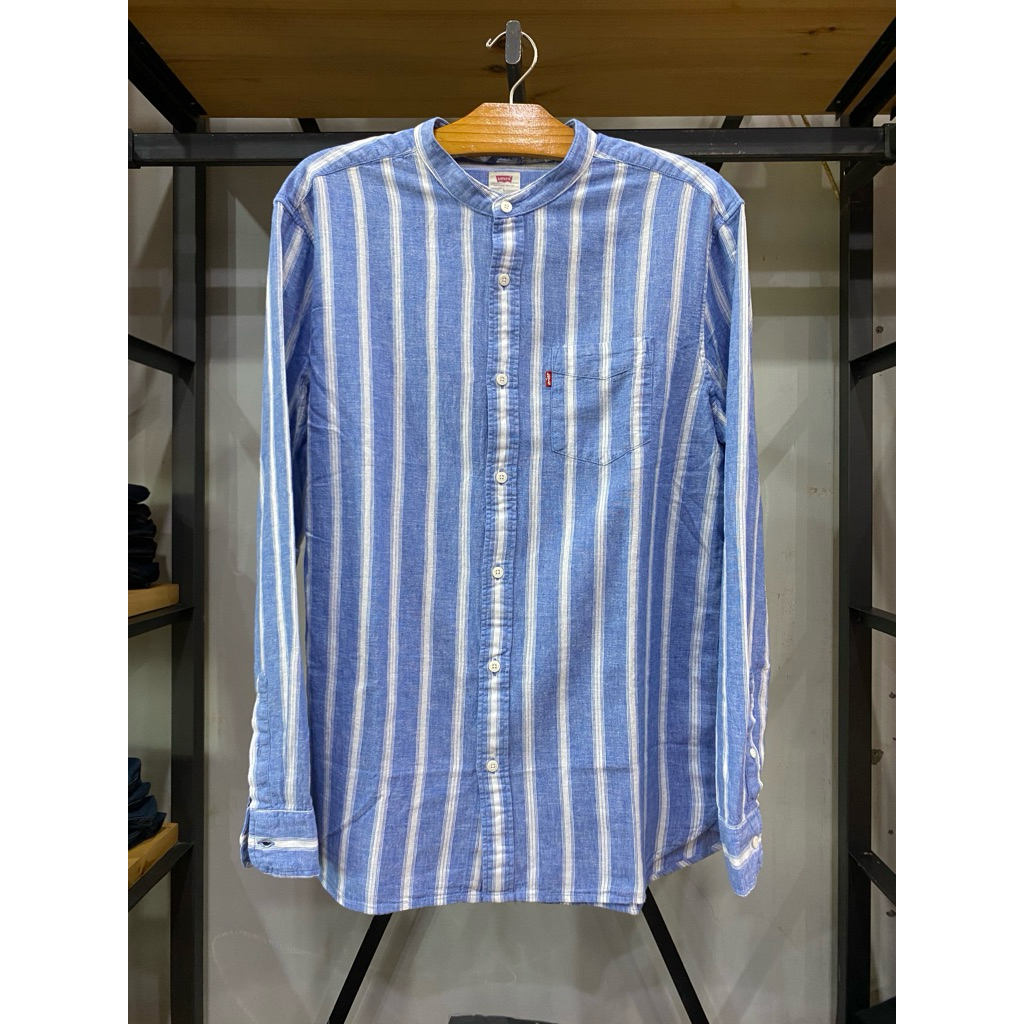 Koko Levis Pria Salur Lengan Panjang 47784 0045