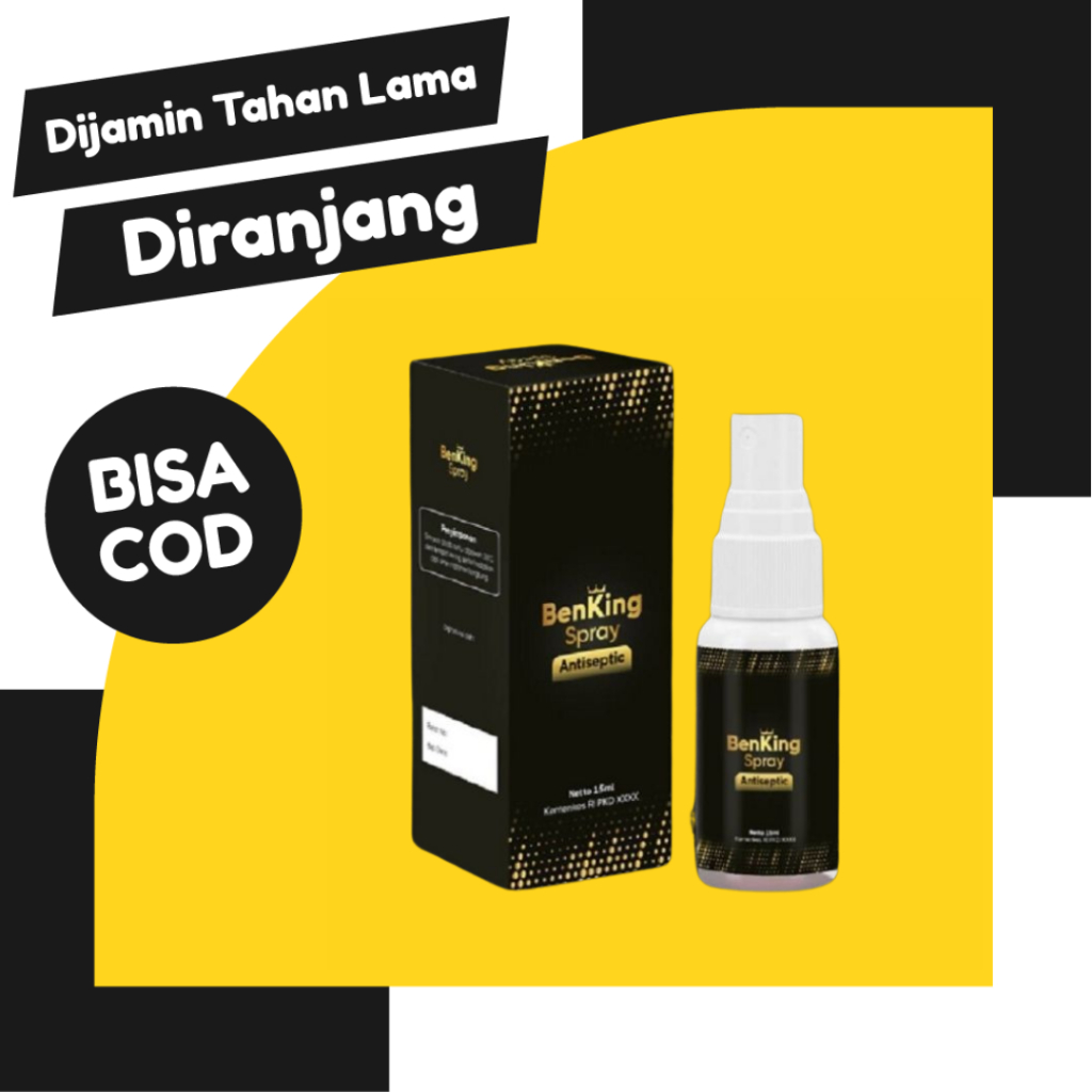 Benking Spray Original Spray Tahan Lama Pria