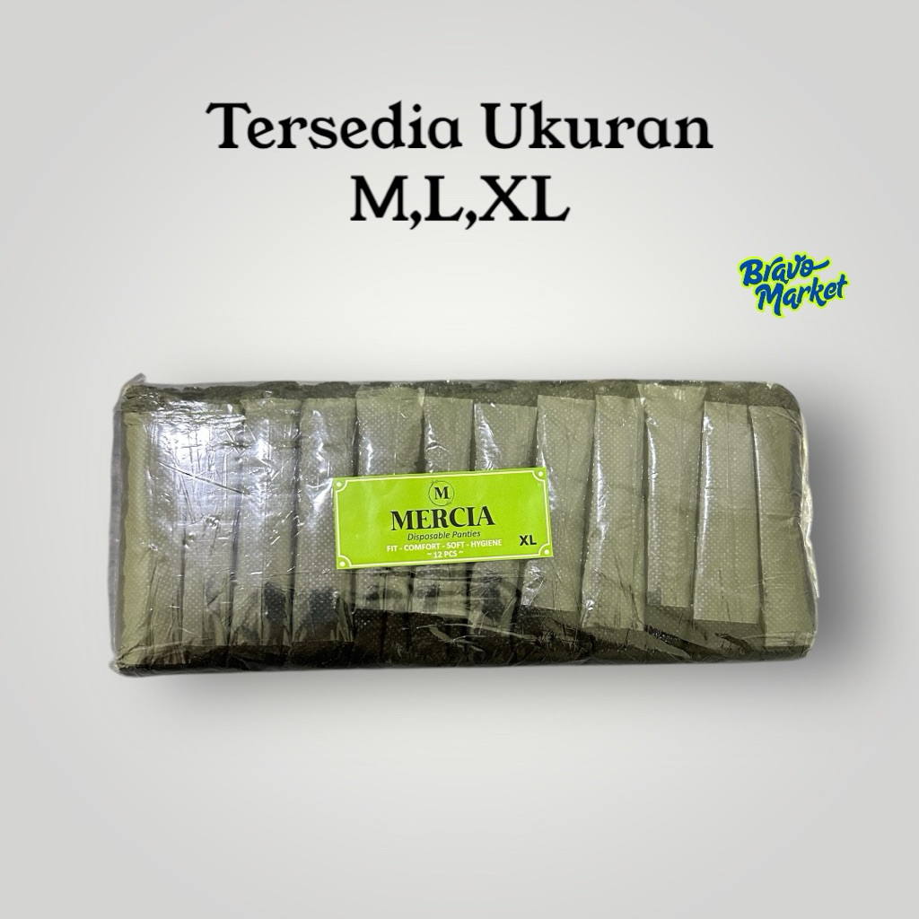 (1 LUSIN) Celana Dalam Sekali Pakai Hedona Wanita Hedona Pria Hedona Putih Hedona Hitam CD Darurat P