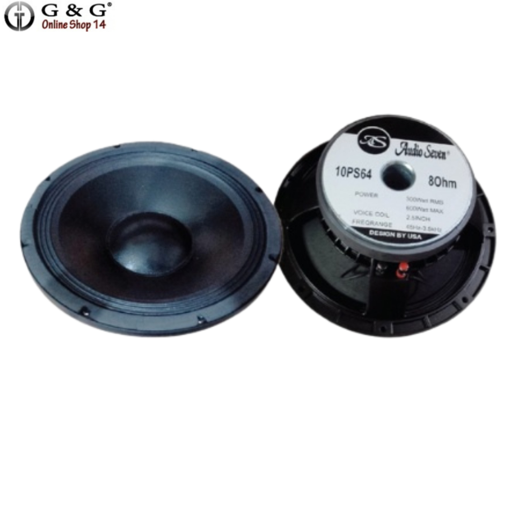 AUDIO SEVEN Speaker Komponen 10PS64 Speaker 10inch MODEL B&C 600 Watt | G&G ONLINE