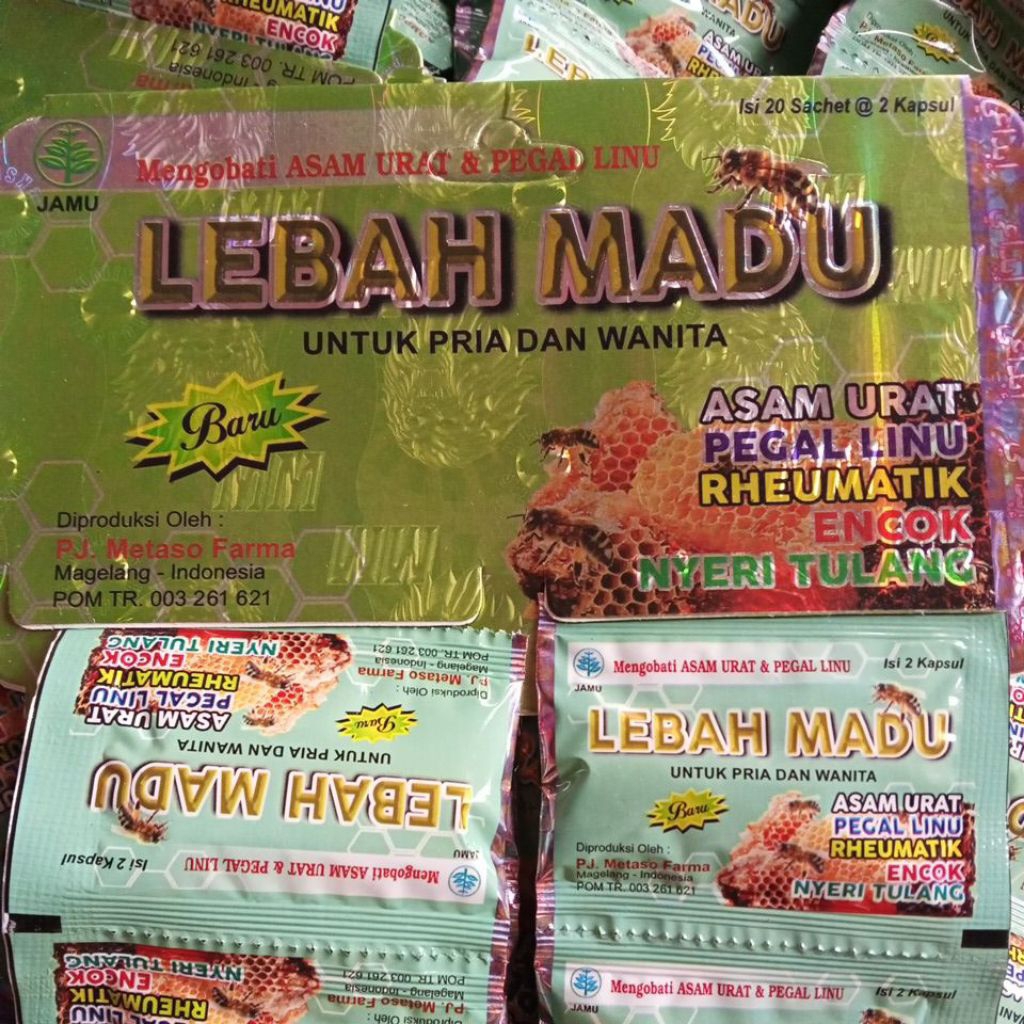 

Jamu Asam Urat Pegal Linu Lebah Madu