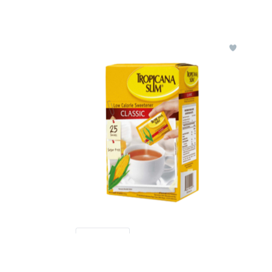

TROPICANA SLIM SWEETENER LOW CALORI CLASSIC BOX 25X2.5g
