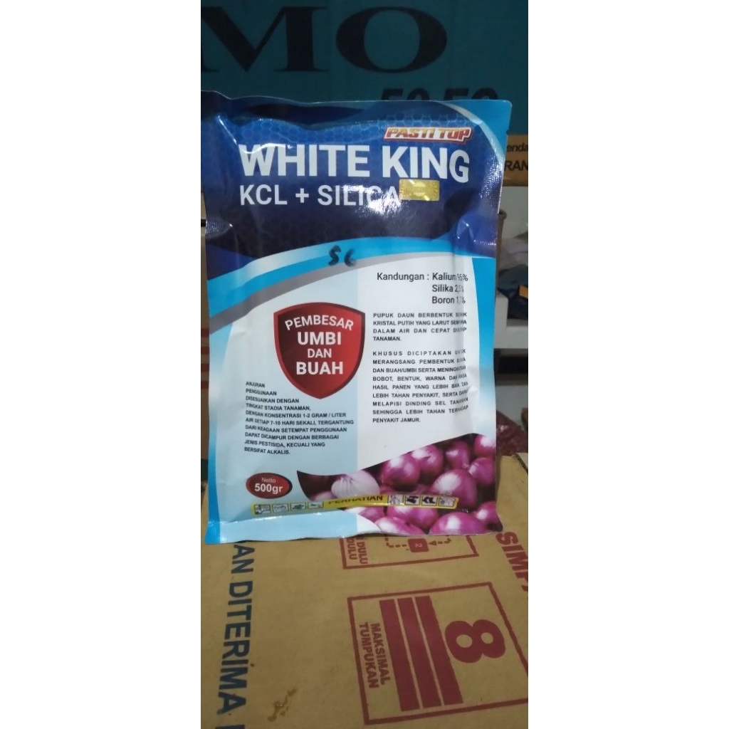 Pupuk Pembesar buah KCL + Silika WHITE KING