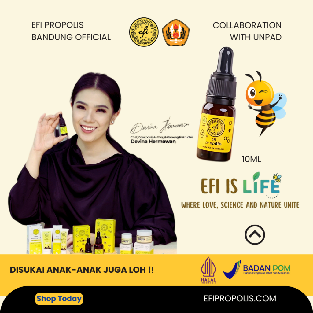 Efi Propolis Tetes by Kebun Efi (100% Original Propolis)