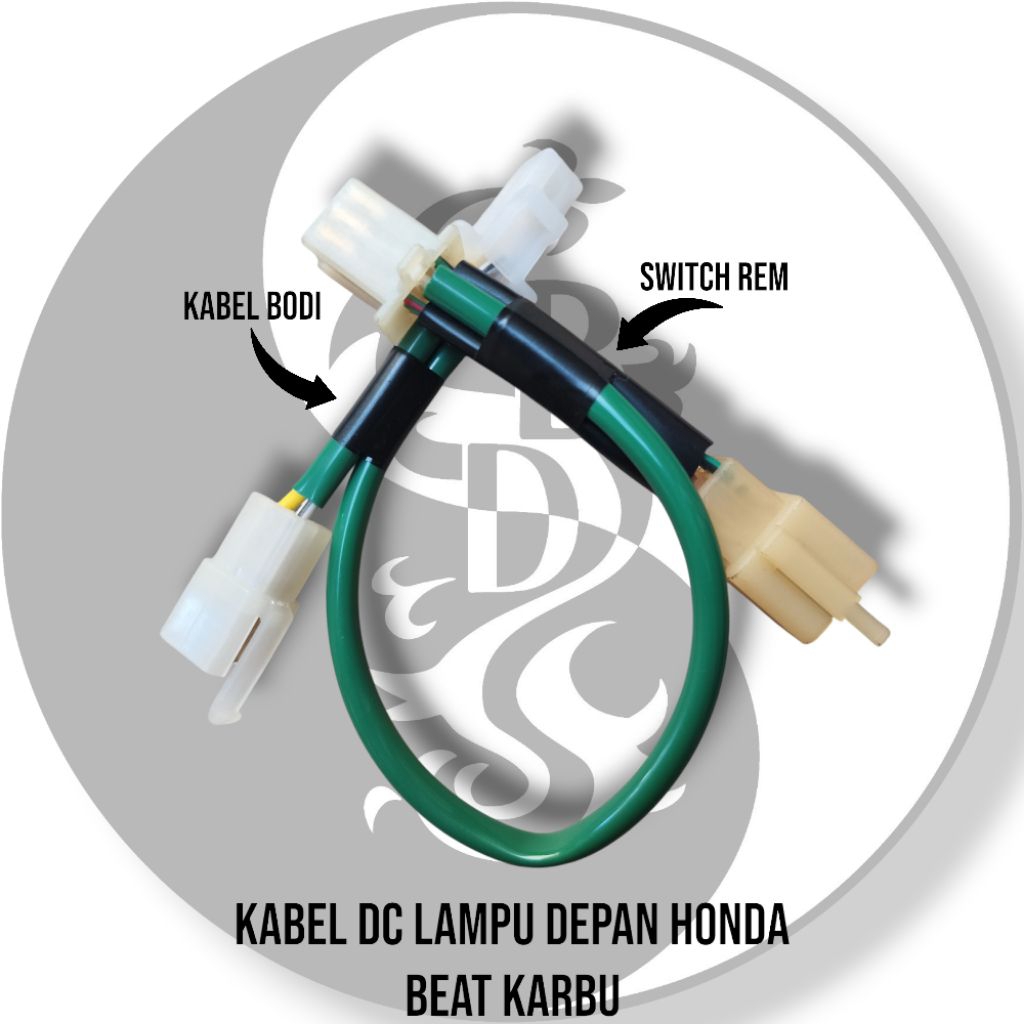 Kabel Dc Fitting Lampu Depan Honda Beat Karbu Kabel Sambungan Lampu Depan Beat Karbu Rubahan Ac Ke D
