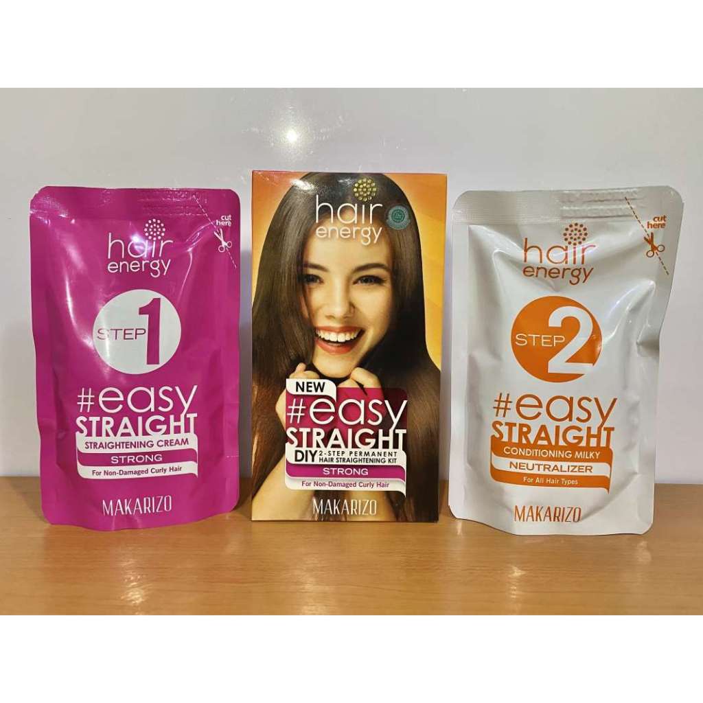 Makarizo Pelurus Rambut Easy Straight Strong - Smoothing Rambut Permanen