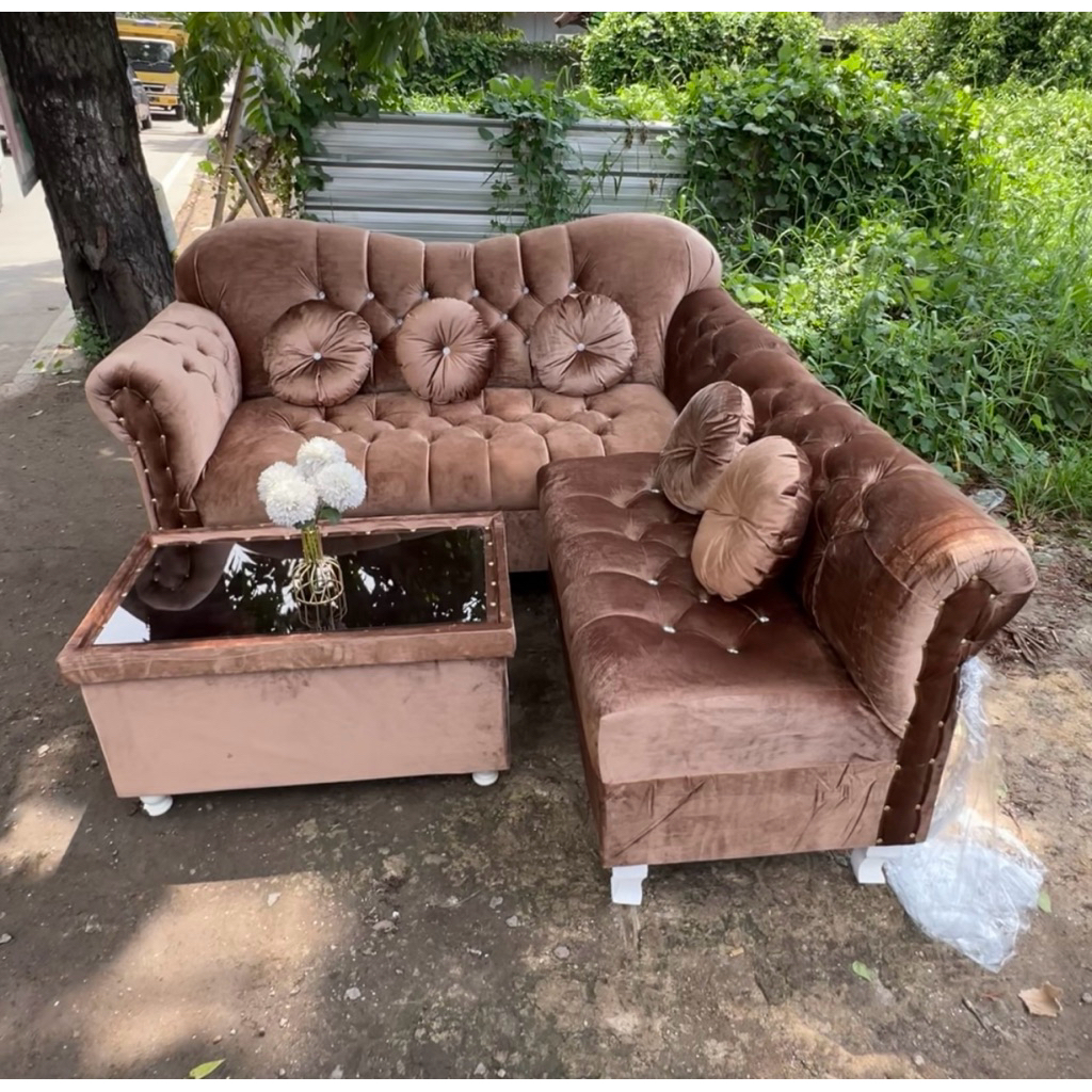 Sofa Ruang Tamu/Sofa Kancing love Minimalis