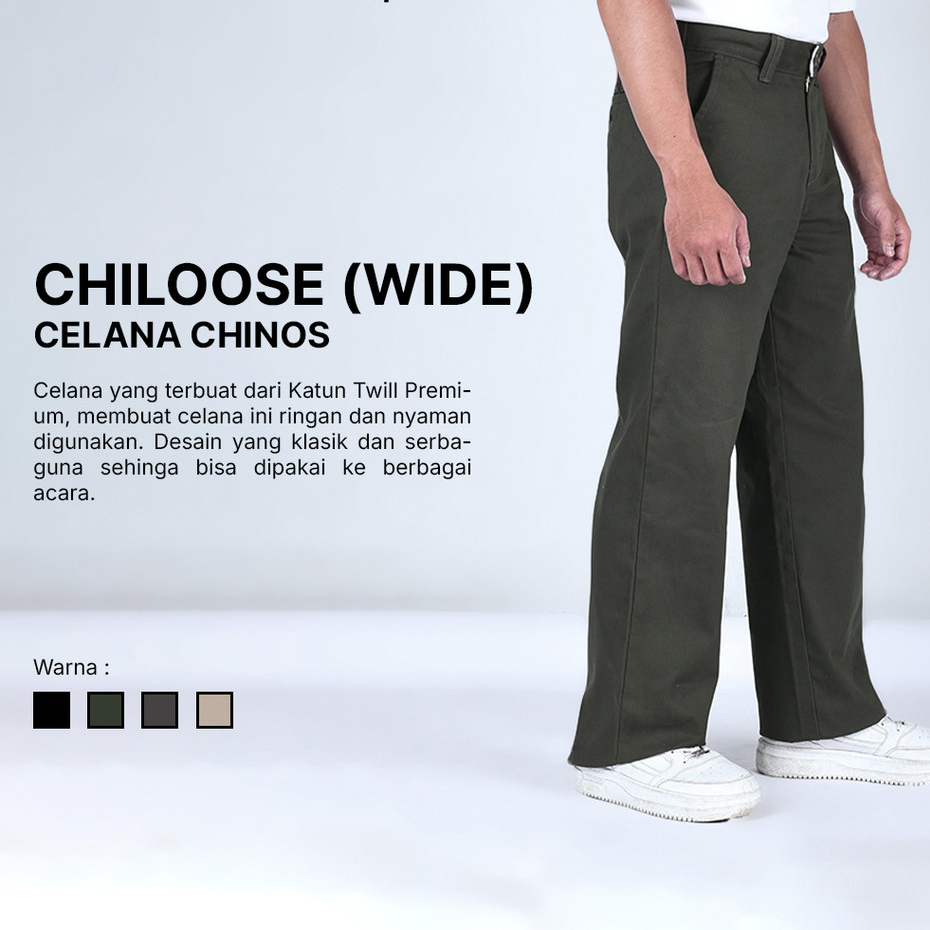 Above.id - Celana Chino  Loose Pant Panjang Pria