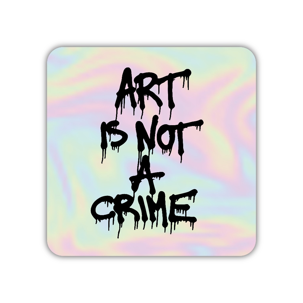 

Z380 sticker art is not a crime aesthetic, stiker hologram satuan