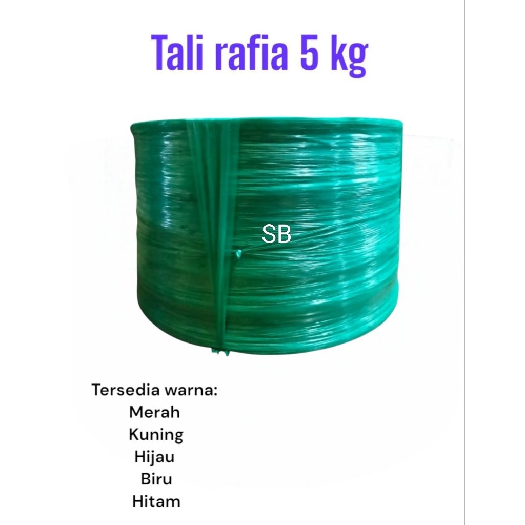 

Tali rafia 5 kg warna hijau