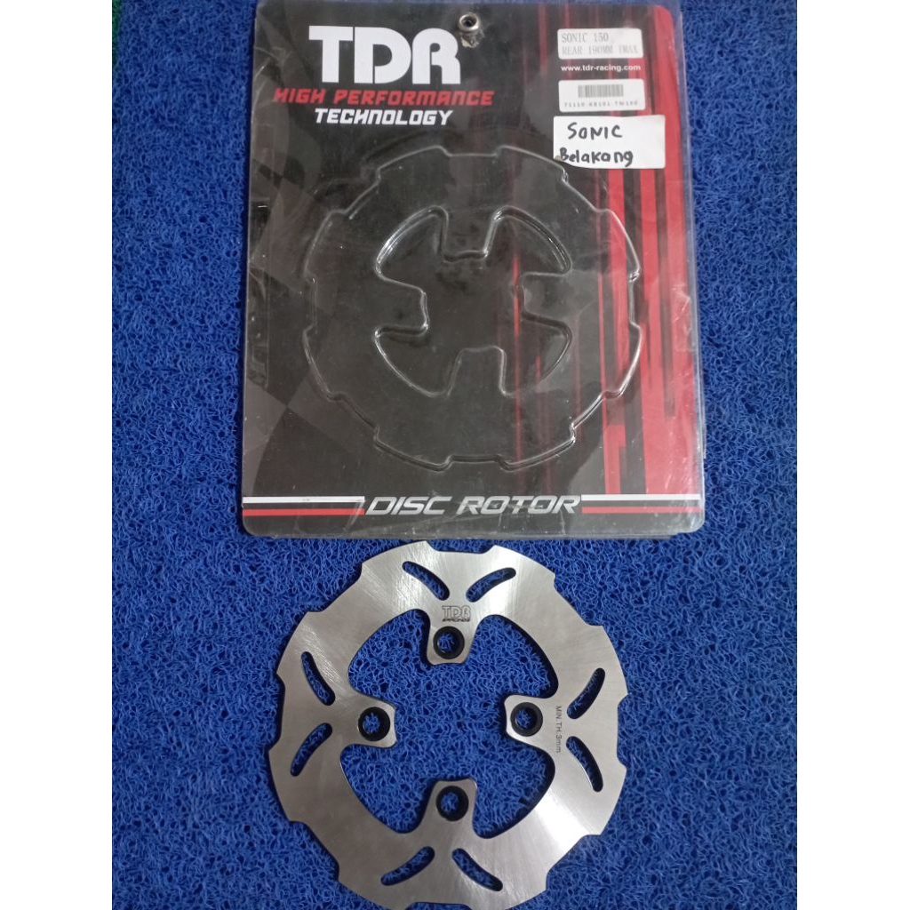 Disc TDR Sonic Belakang Piringan Cakram Belakang 150 Piring Cakram Belakang Original Tdr racing