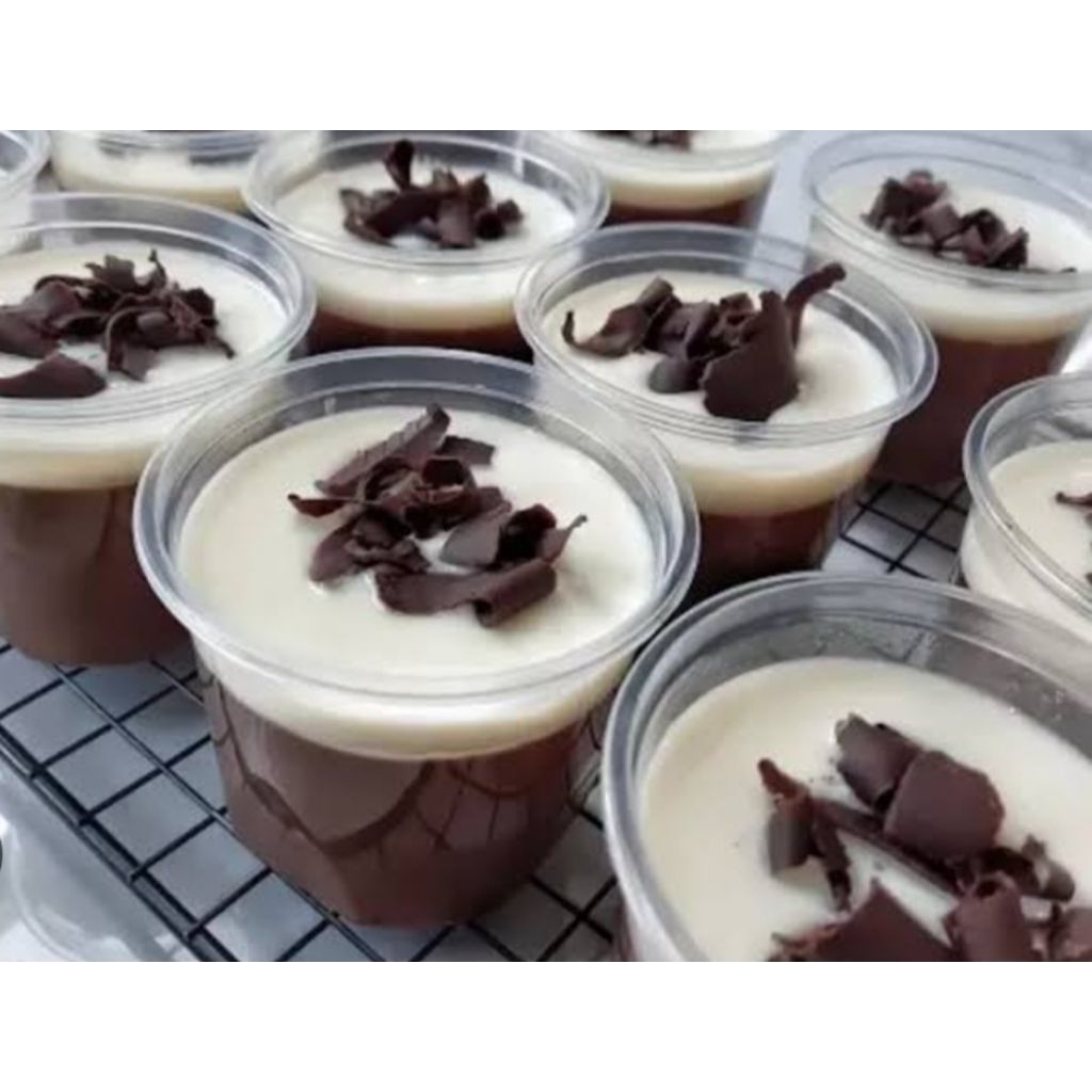 

Puding Coklat with Fla Vanila