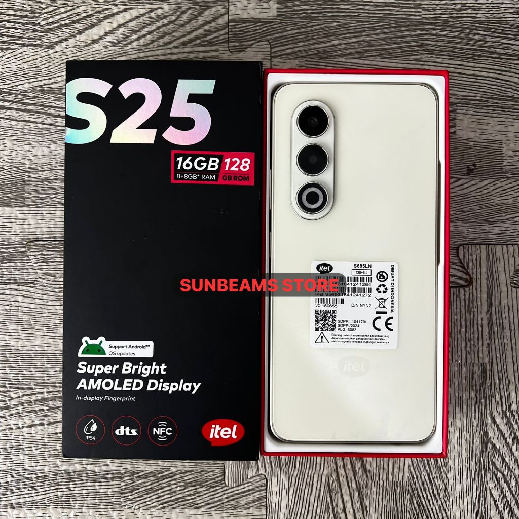 Itel S25 8/128 Second Fullset Resmi Original
