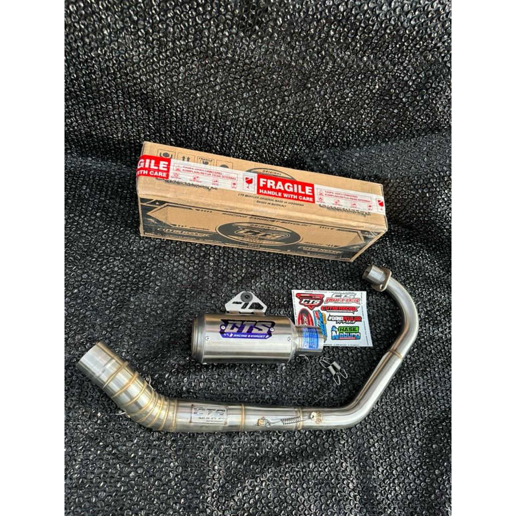 KNALPOT CTS GP 1  PANJANG 15CM CB GL MP TIGER TINGGAL PASANG
