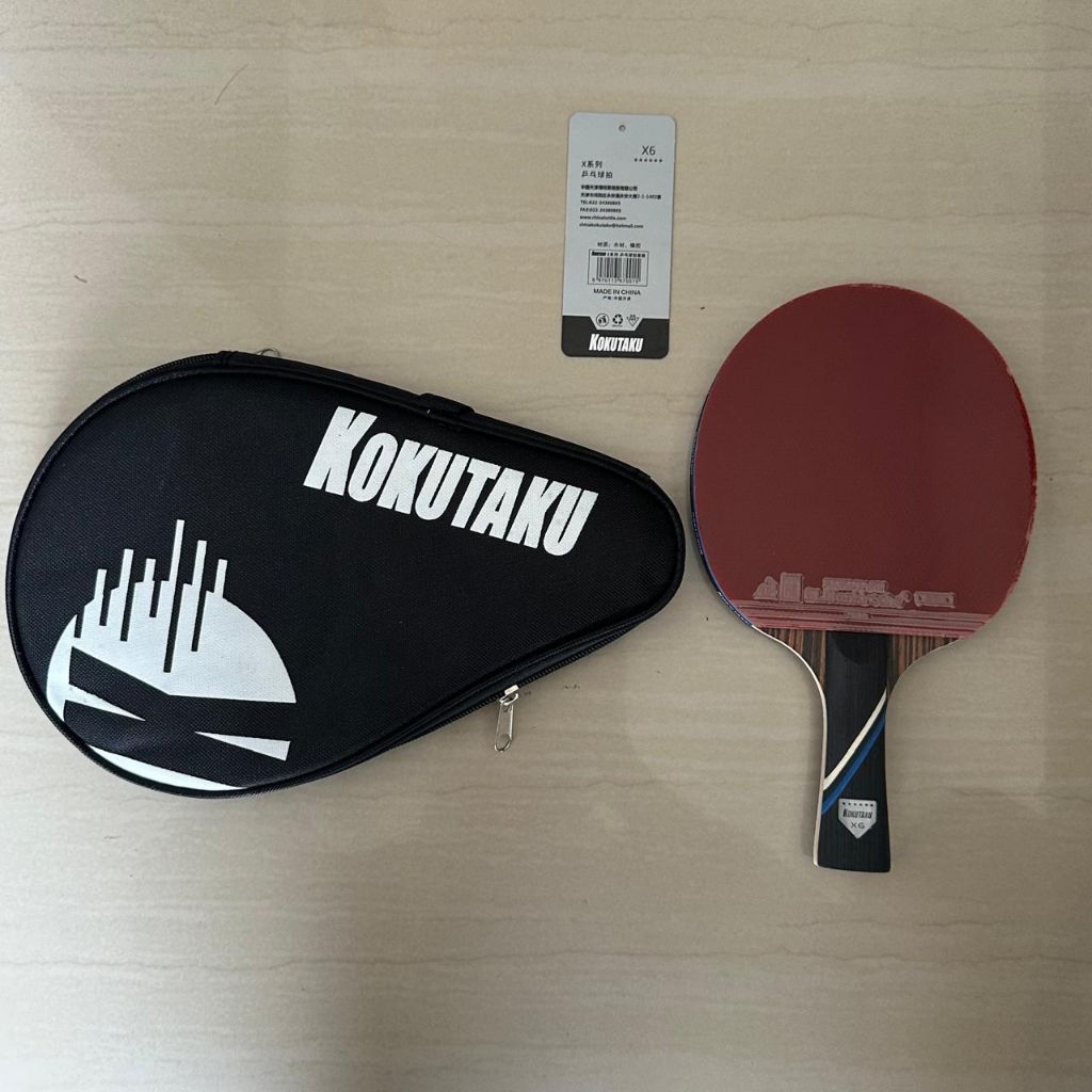 Bet Pingpong KOKUTAKU 6Star Bat Pingpong KOKUTAKU X-6 ORIGINAL