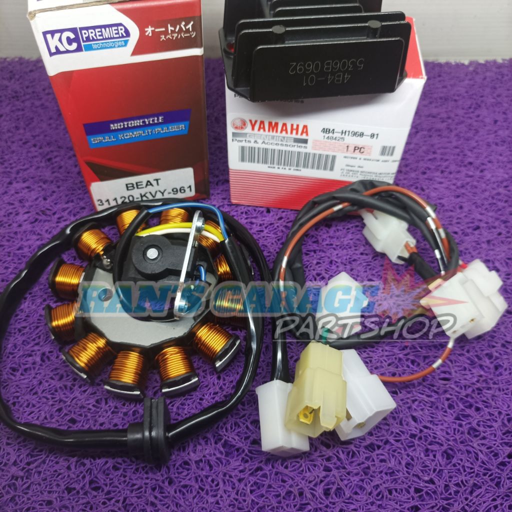 CUSTOM PAKET FULLWAVE HONDA BEAT KARBU KVY SPULL SPOOL KIPROK NMAX ORI ORIGINAL SOKET DC BIT LAMA OL