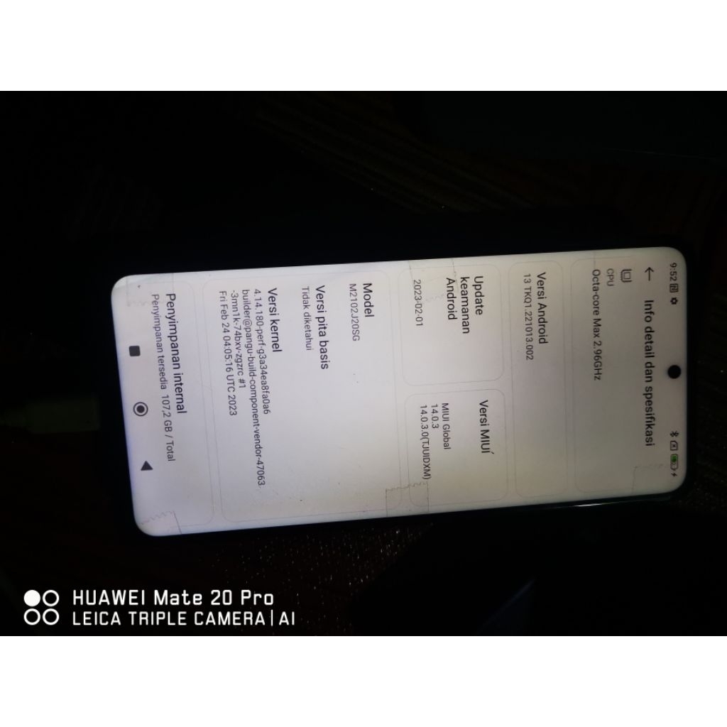 lcd original poco x3 nfc