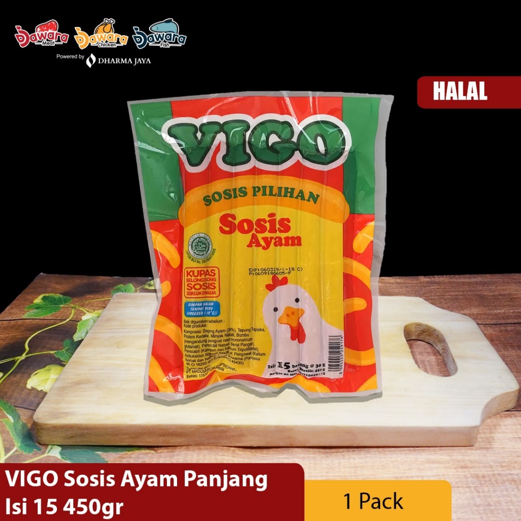 

VIGO Sosis Ayam Panjang Isi 15 450gr