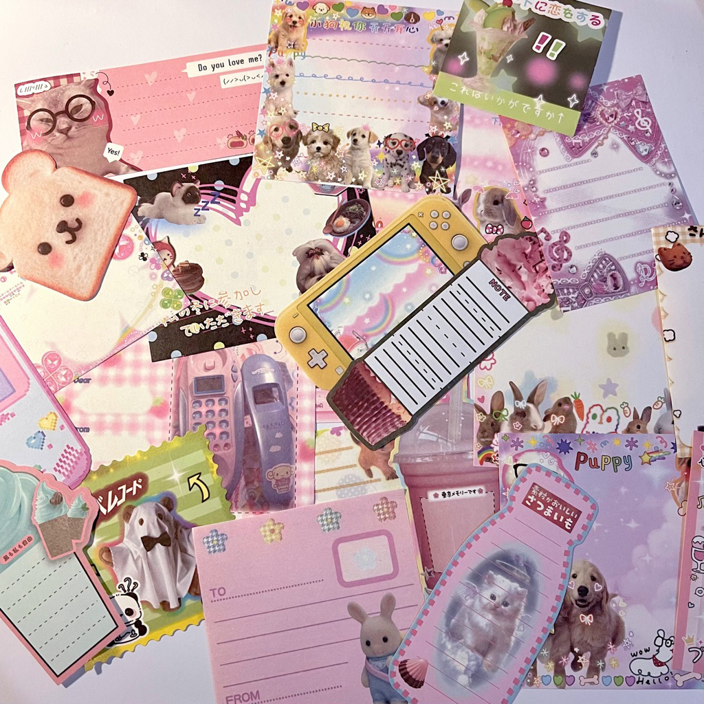

[Isi 25 pcs] Mini Deco Journal Kit | Heisei Retro Juminocore Y2K Scrapbook