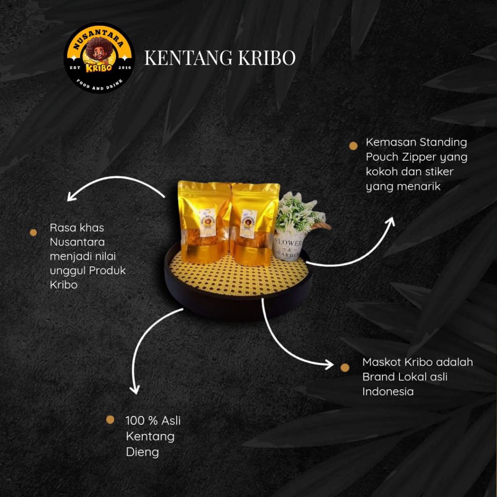 

Kentang Kribo - Kentang Mustofa Pedas Manis 65gram