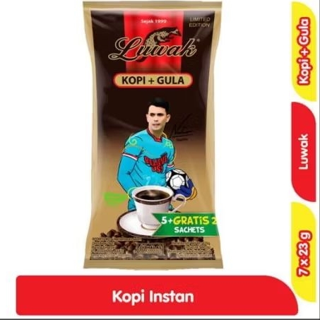 

luwak kopi + gula kemasan isi 7 sachet