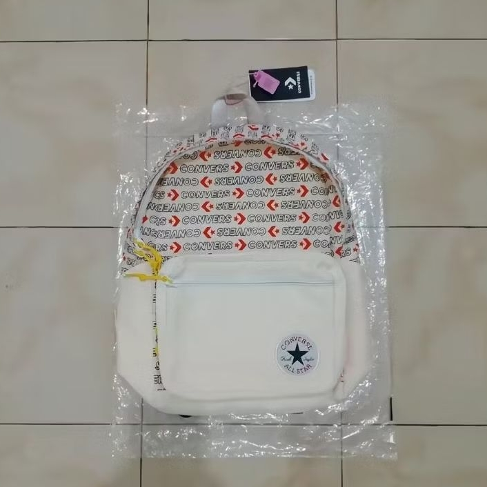 TAS CONVERSE MOTIF CREAM MULTI