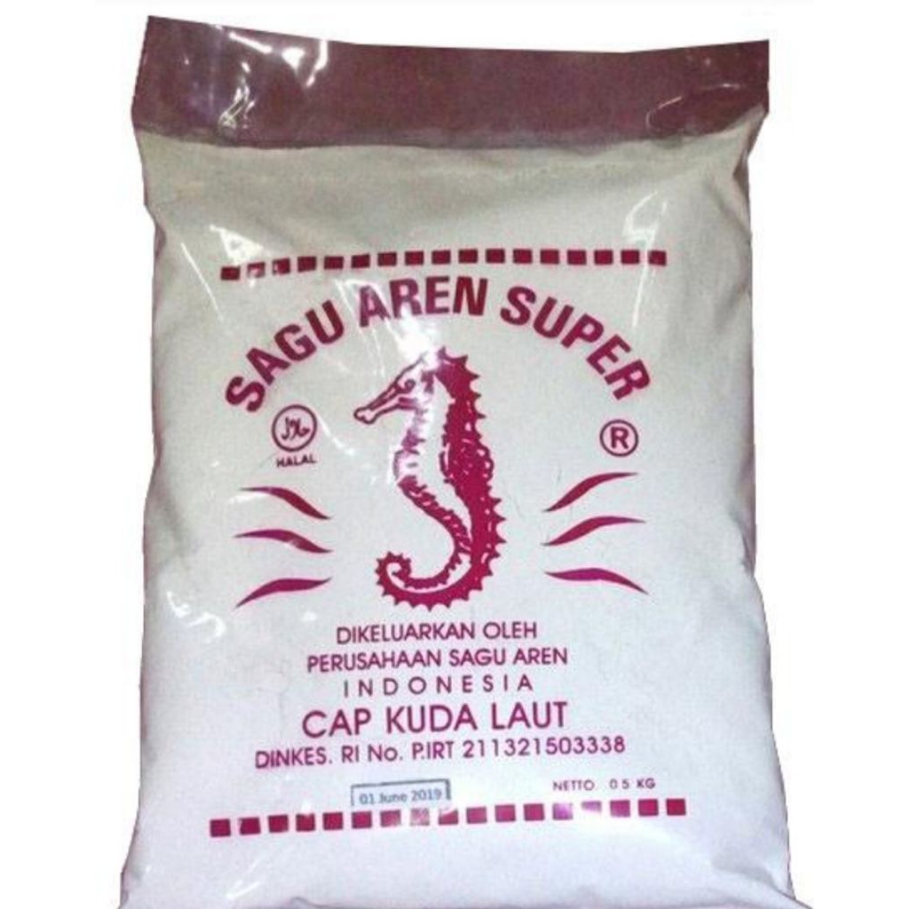 

tepung sagu aren 500 gram cap kuda laut