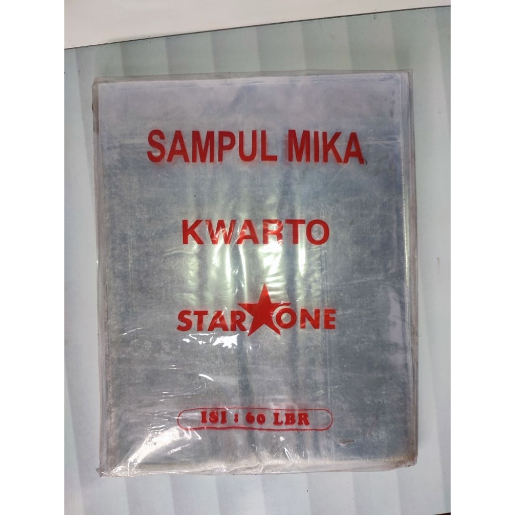 

SAMPUL MIKA BUKU PER PAK 60PCS