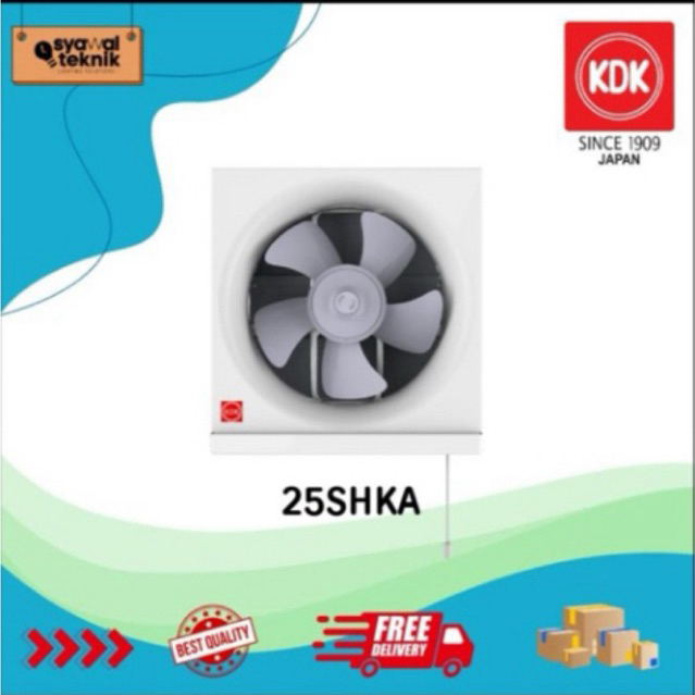 KDK Exhaust 25SHKA Ceiling Blower Exhos Plavon Dapur Kipas Angin Hisap Ventilasi Hexos Ventilating K