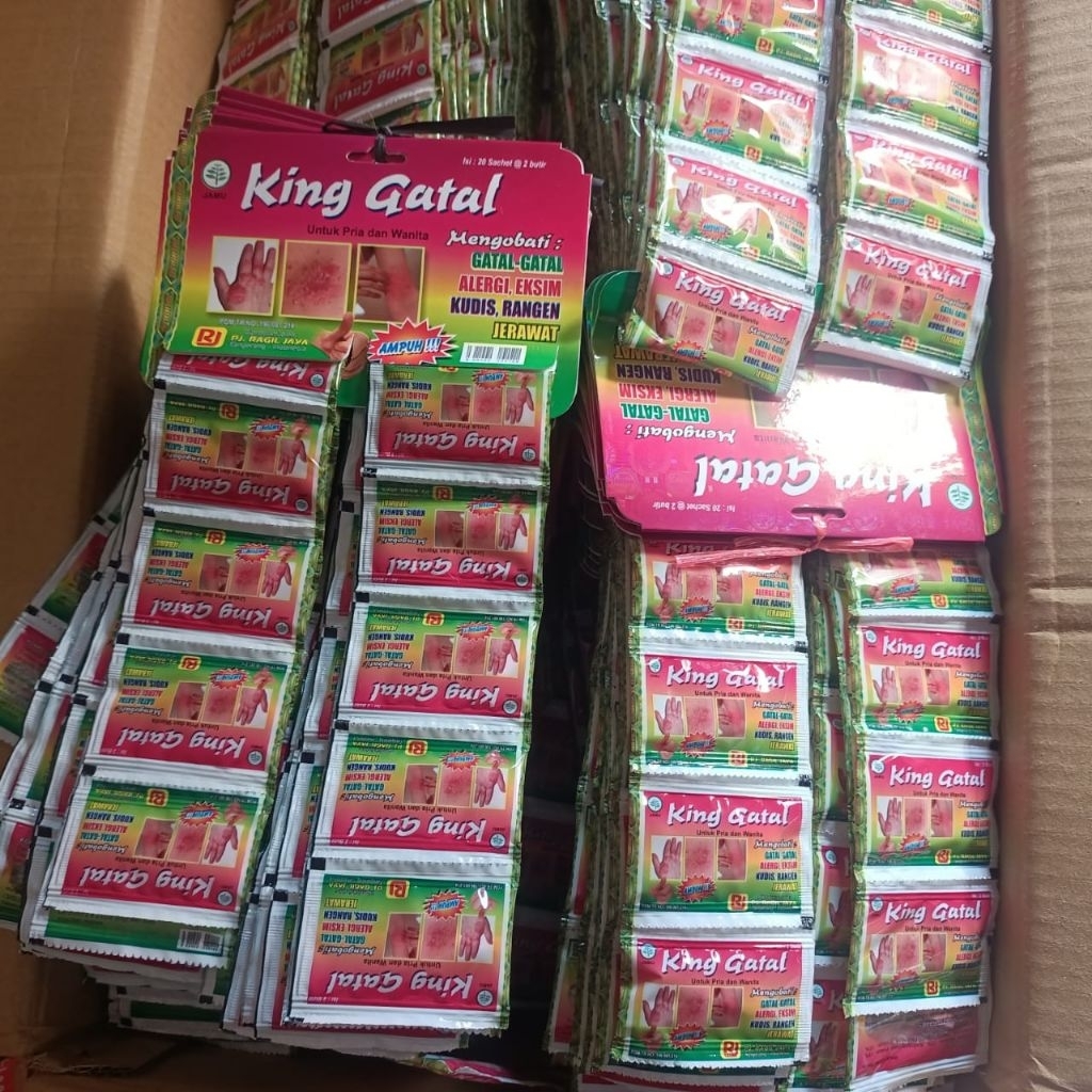 KAPSUL GATAL-GATAL-OBAT ALERGI-KING GATAL ASLI