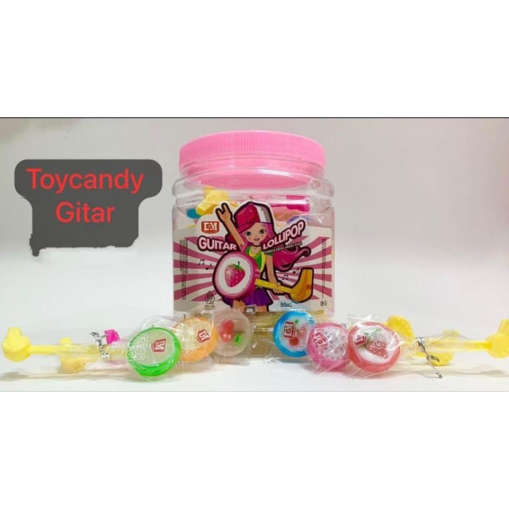 

LOLLIPOP GITAR TOPLES ISI 50 PCS