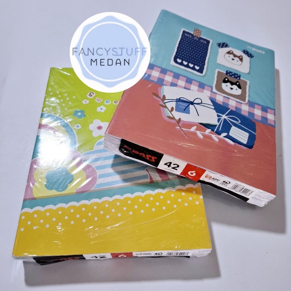 

Fancystuff - buku tulis boxy BigBoss 42 lbr isi 6 pcs /pack