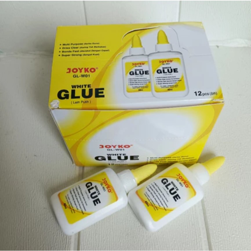 

LEM JOYKO WHITE GLUE 40ML/LEM CAIR JOYKO PUTIH GL-W01