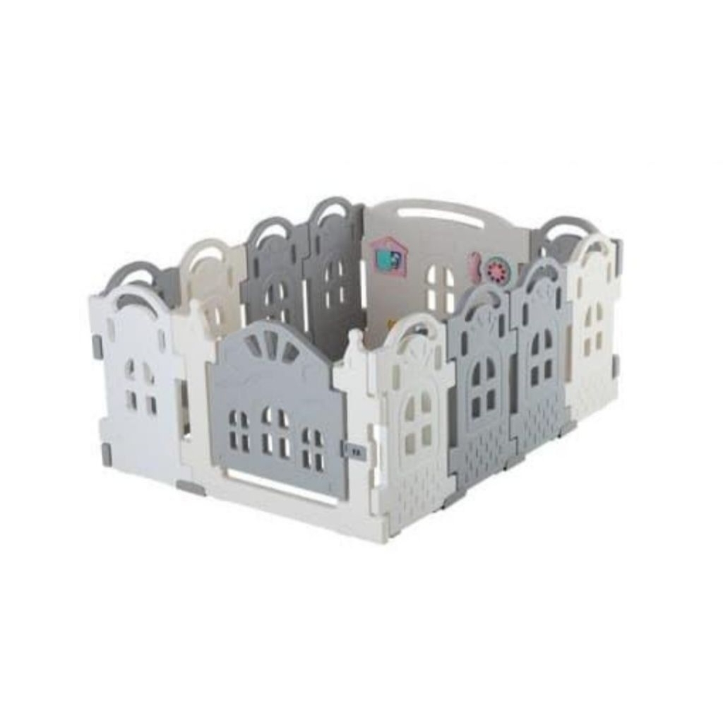 PRELOVED Parklon Fence Magic Castle Monocrome 16+2