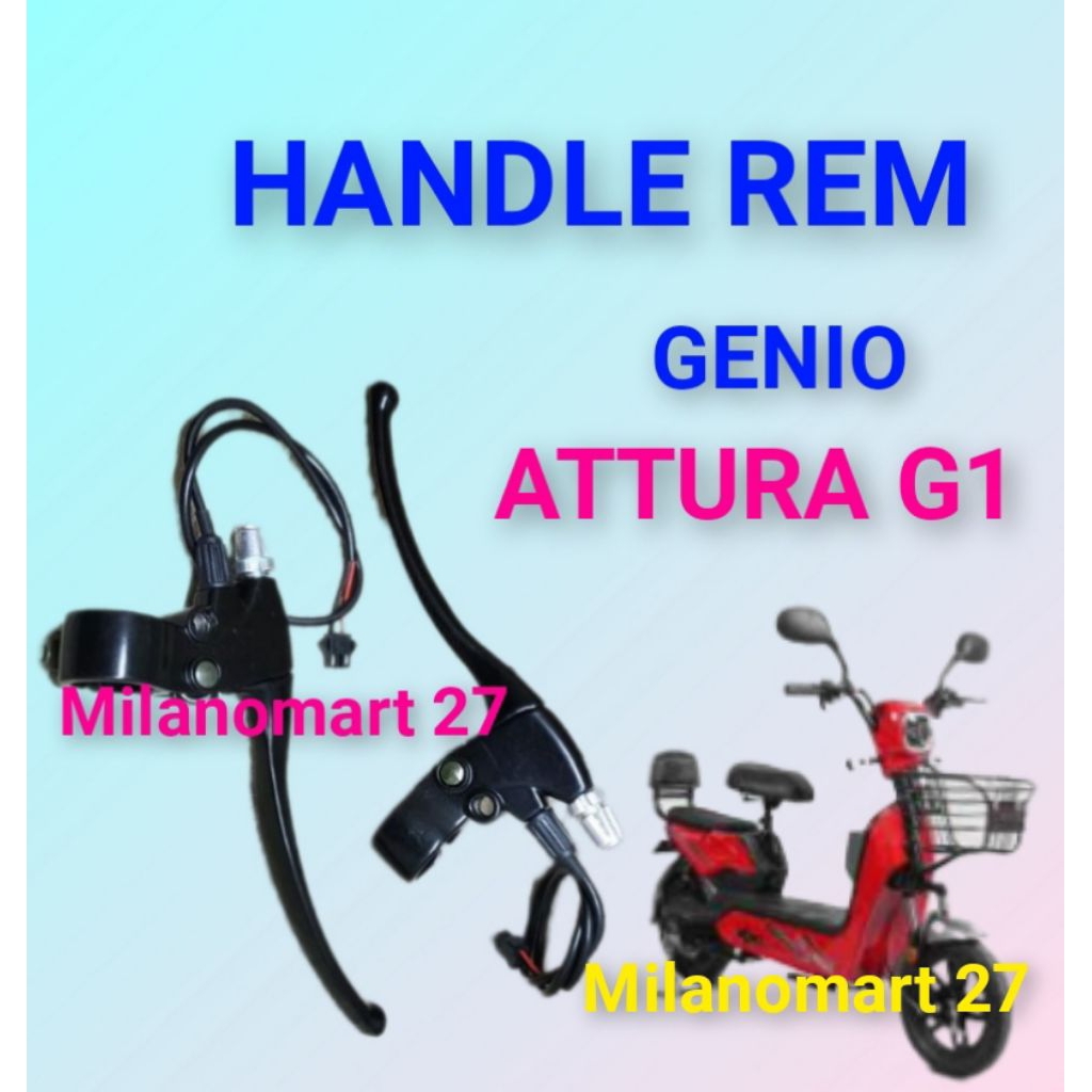 handle rem Genio ATTURA handle rem sepeda listrik Genio attura