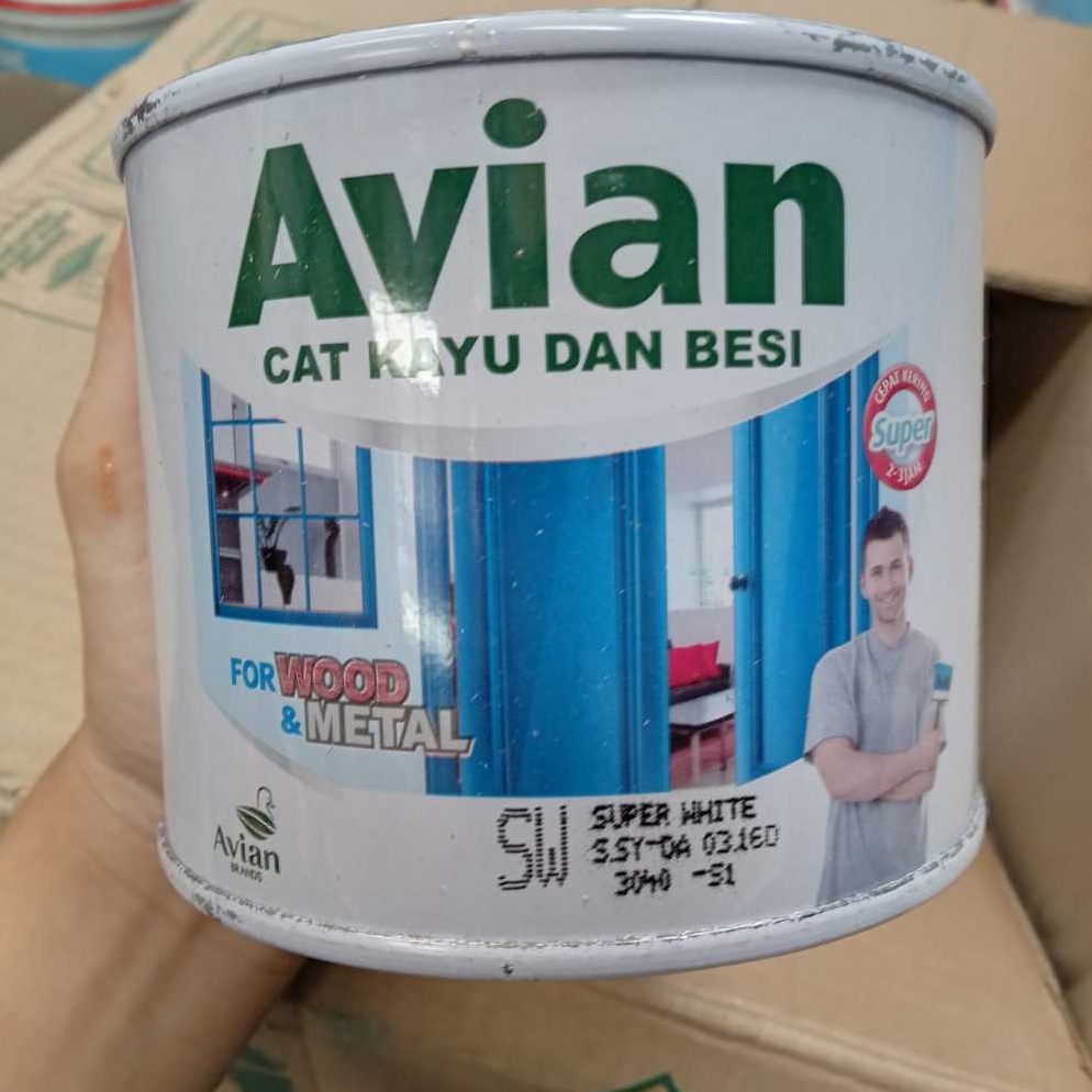 

KODE Y45U AVIAN 5CC SUPER WHITE CAT KAYU AND BESI 5 GRAM