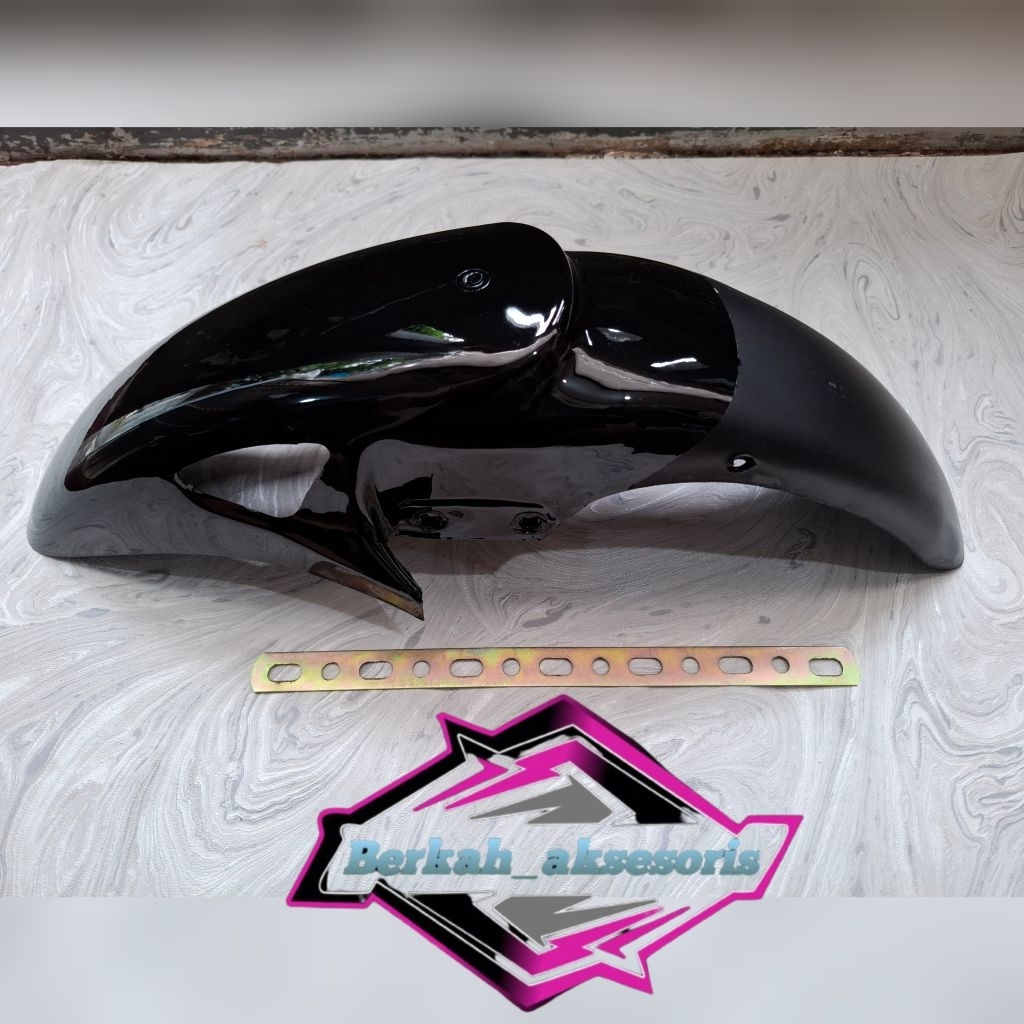 Spakbor Depan Variasi Vixion Old PNP Plus Breket Plat Bolong