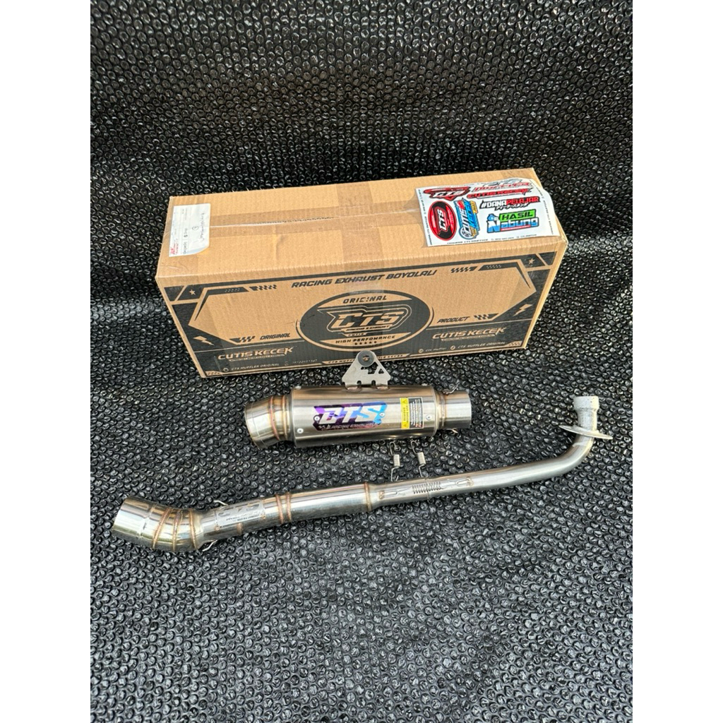 KNALPOT CTS KOMPETISI ALL BEBEK LEHER STANDAR ASTREA SUPRA KARISMA DLL