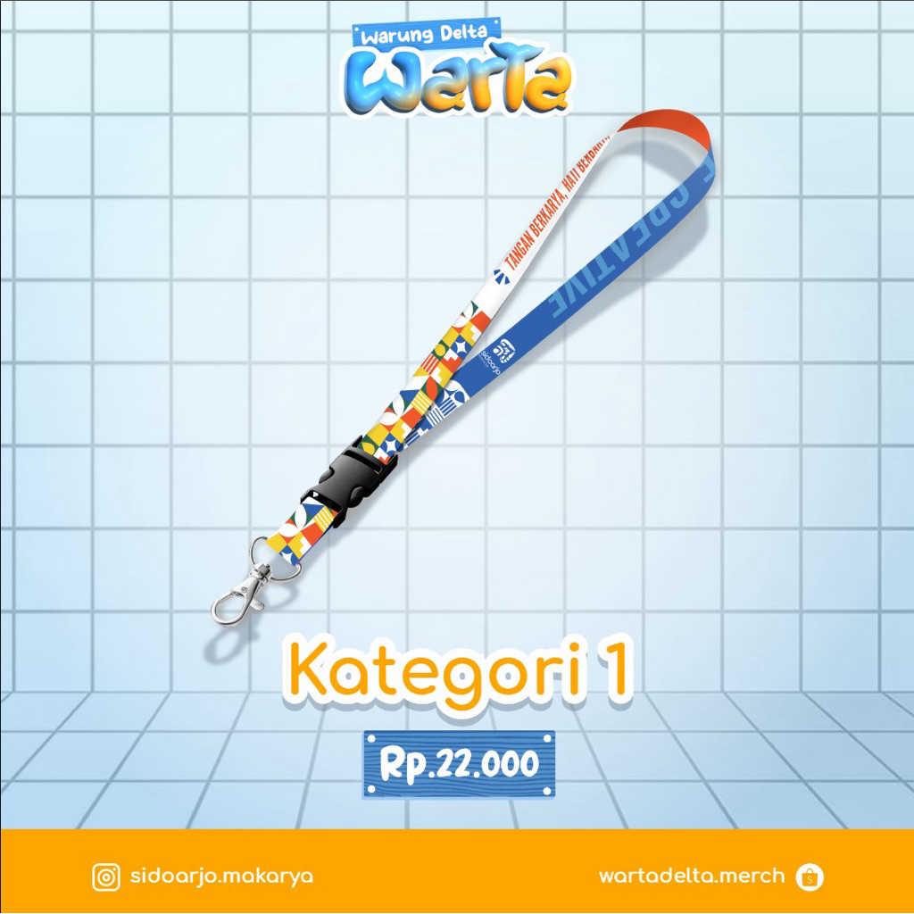 

TALI LANYARD SIDOARJO MAKARYA PREMIUM ,
