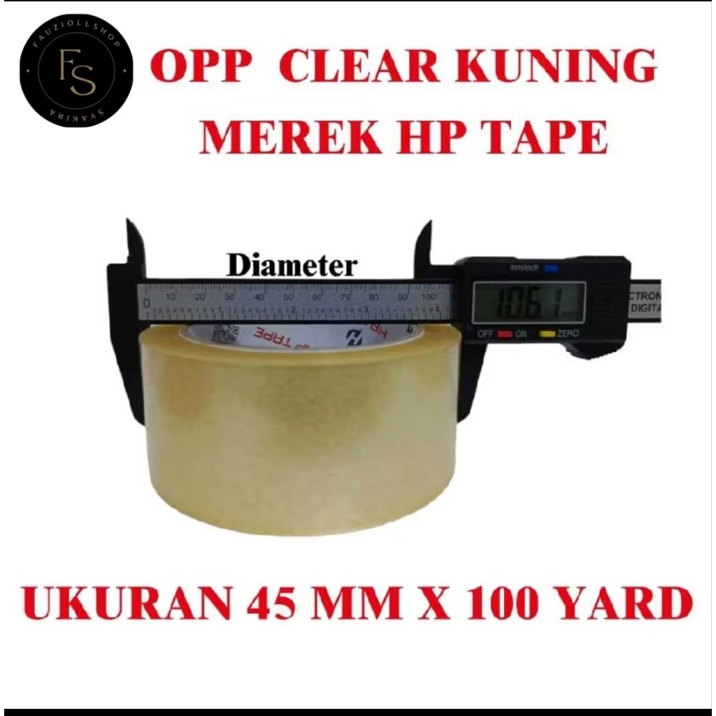 

PROMO TERMURAH lakban Bening Hoki tape 48 mm x 100 yard x 48 mic full ukuran terjamin