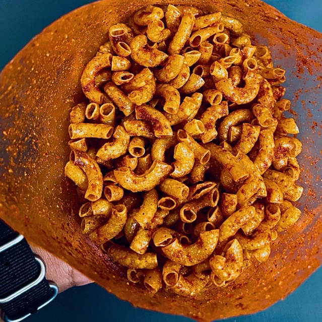 

250 Gram Makaroni Pedas Cikruh 1/4 KG Makaroni Cikruh Renyah