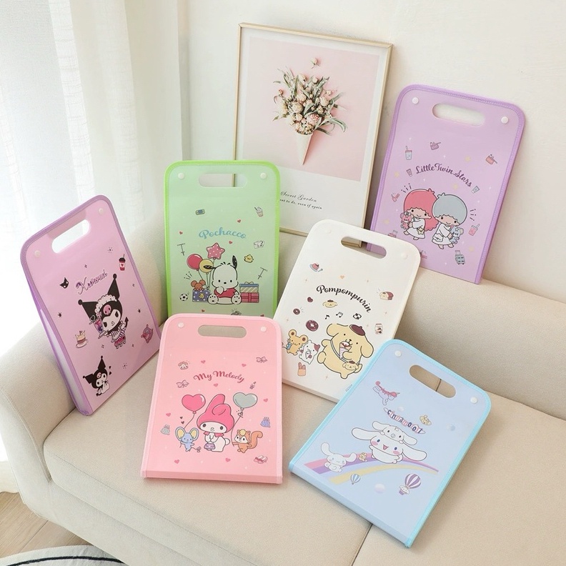 

KODE O24V kawaii sanrio foll layer map folder document organizer tempat penyimpanan dokumen