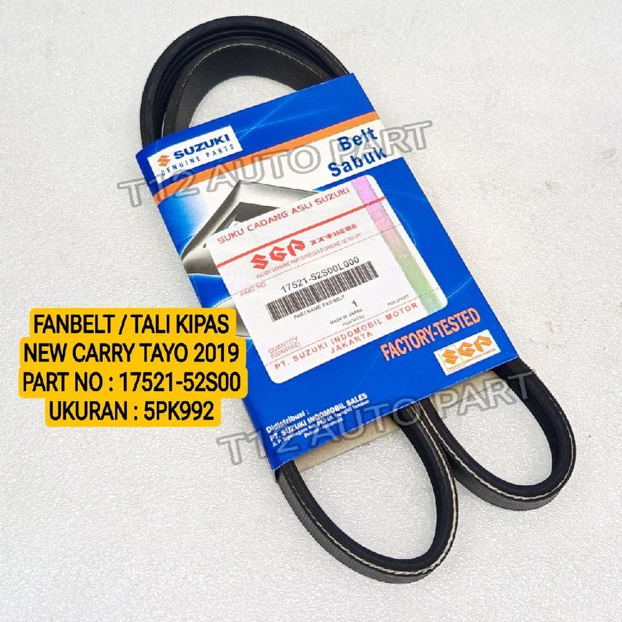 FAN BELT VAN BELT VBELT SUZUKI NEW CARRY TAYO 2019 FANBELT 5PK 992 5PK992 17521-52S00