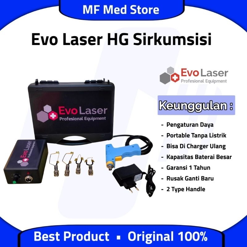 [Best Product] Evo Laser HG Sirkumsisi Alat Sunat Laser / Cauter Khitan / Laser Khitan / Laser Sunat