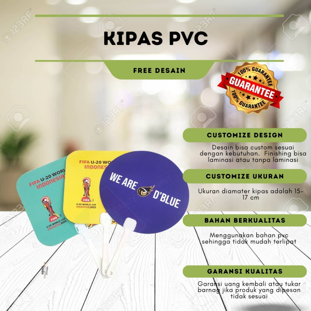 

Kipas PVC Custom: Ademkan Badan, Iklankan Brandmu!