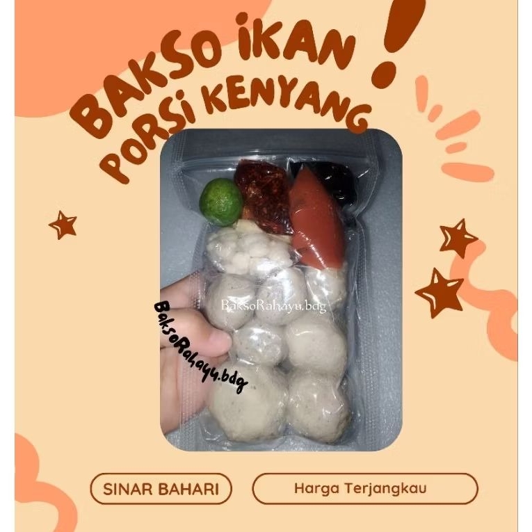

BAKSO IKAN SINAR BAHARI | PAKET KENYANG LENGKAP DENGAN BUMBU